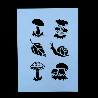 Customized DIY stencils Eco-friendly PP material mushroom balloon more shape