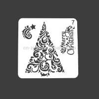 DIY Christmas plastic stencil set die cutting stencil PET material